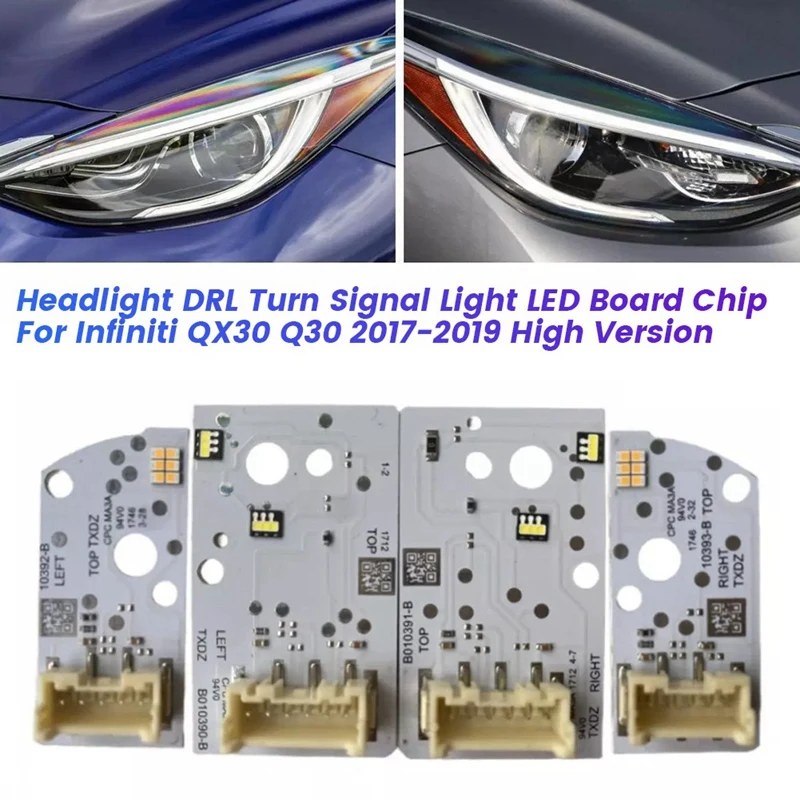 

4 шт./комплект, задние фары для Infiniti QX30 Q30 2017-2019