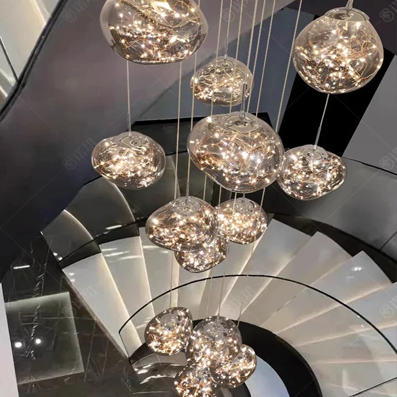 Magic Bean Modern Home Decoration Chandeliers Hanging Lamp Bedroom Living Room E27 Light Bulb Good Packaging Pendent Light