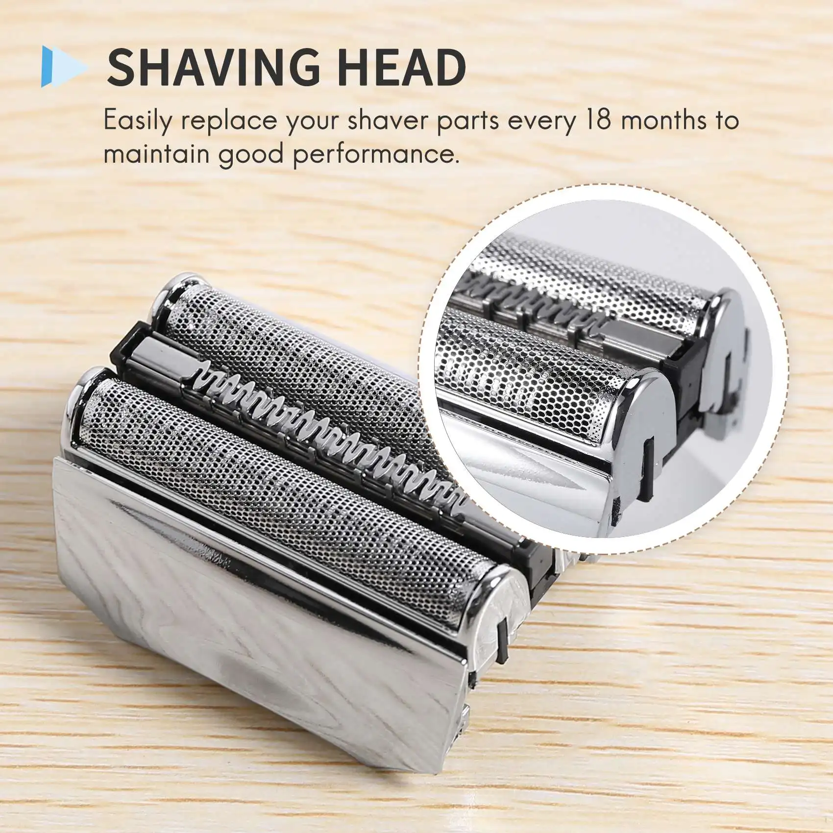 Replacement Shaving Head for Braun 70S Series-7 790Cc Cutter Replacement Head