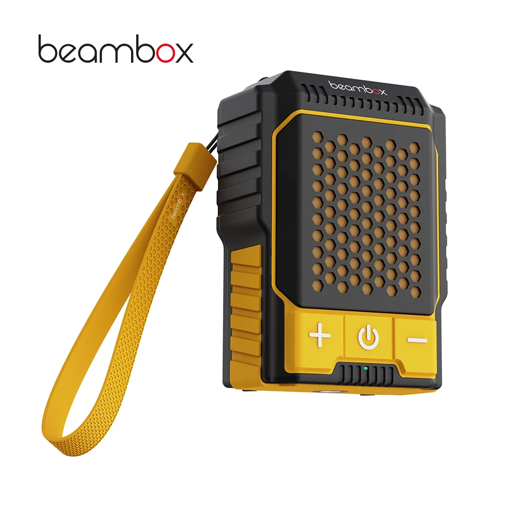 Speaker Nirkabel Kecil Tersedia Audio IPX5 Tahan Air Speaker Luar Ruangan Dapat Dipakai dengan Klip Magnetik Speaker Portabel