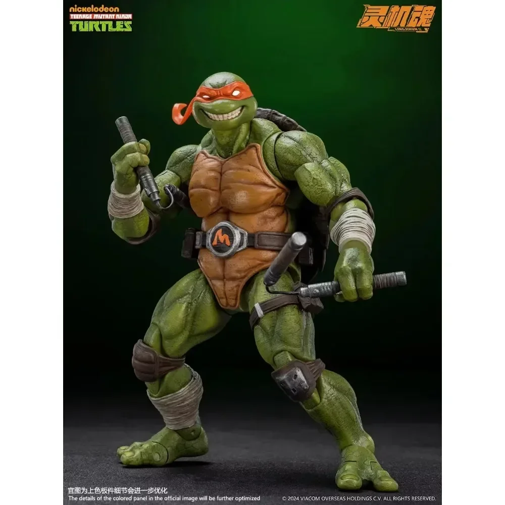 Original LING JIHUN TMNT Figure Teenage Mutant Ninja Turtles Action Figures Donatello Michelangelo Anime Figurine Model Toys