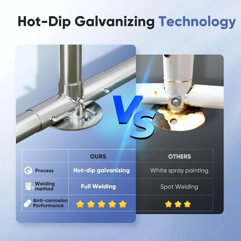 خيمة للحفلات والزفاف بطول 20 × 40 قدمًا - مظلة شديدة التحمل مقاومة للماء مع جدران قابلة للإزالة