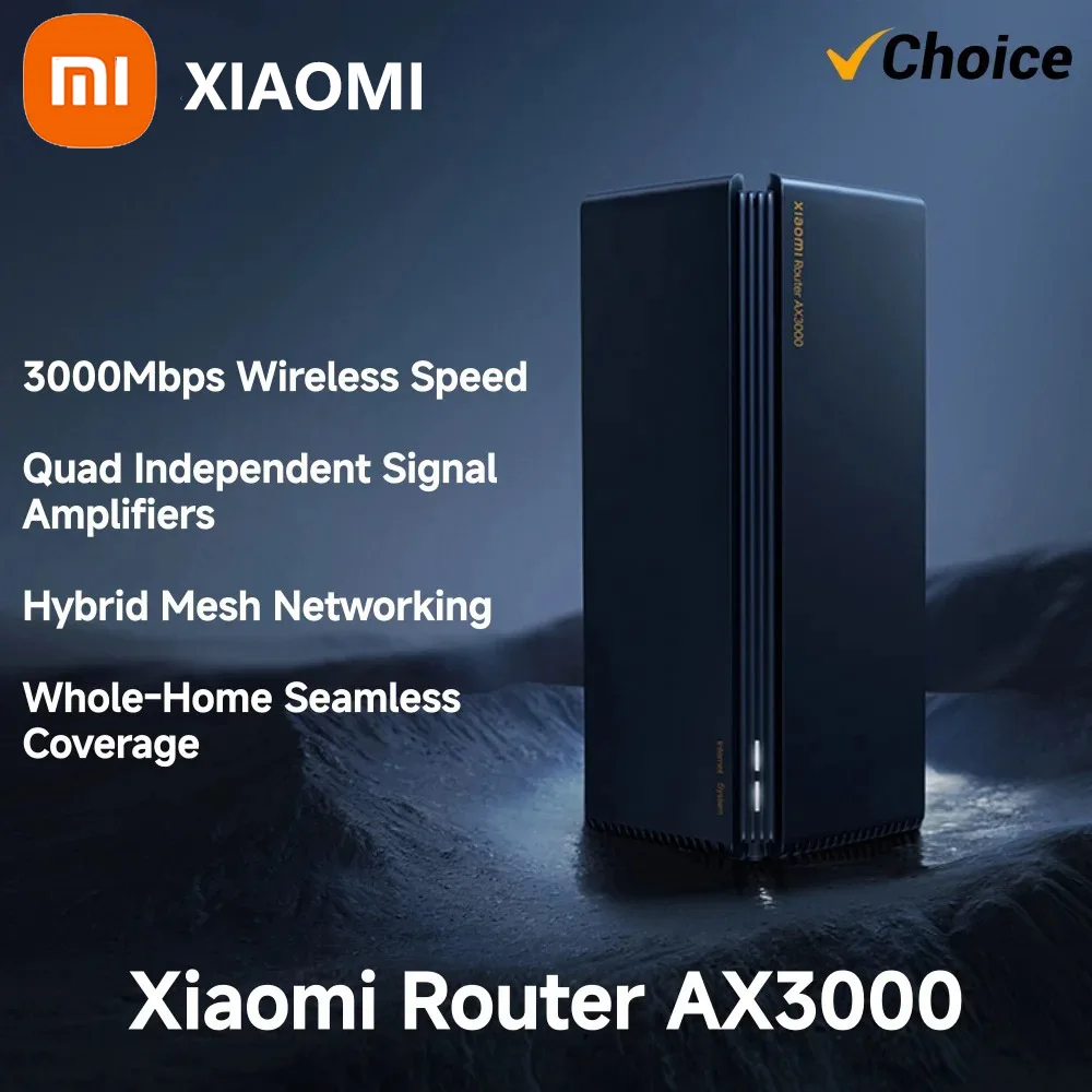 

Original Xiaomi Ax3000 Wifi Router Repeater Extend Gigabit Amplifier Signal Booster WIFI 6 Nord Vpn Super Mesh 5GHz Mijia App-CN