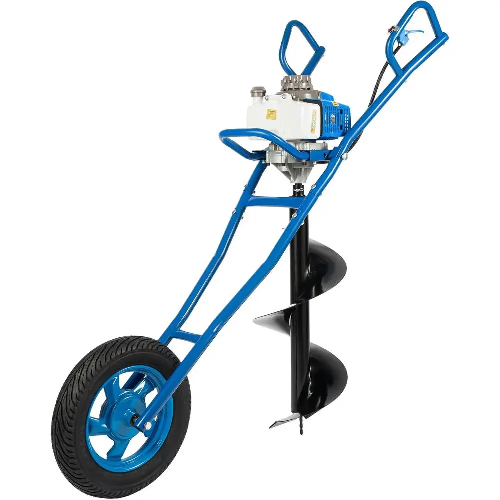 63CC 3HP Gas Earth Auger Post Hole Digger with 11in Bit for Garden and Agricultural Planting