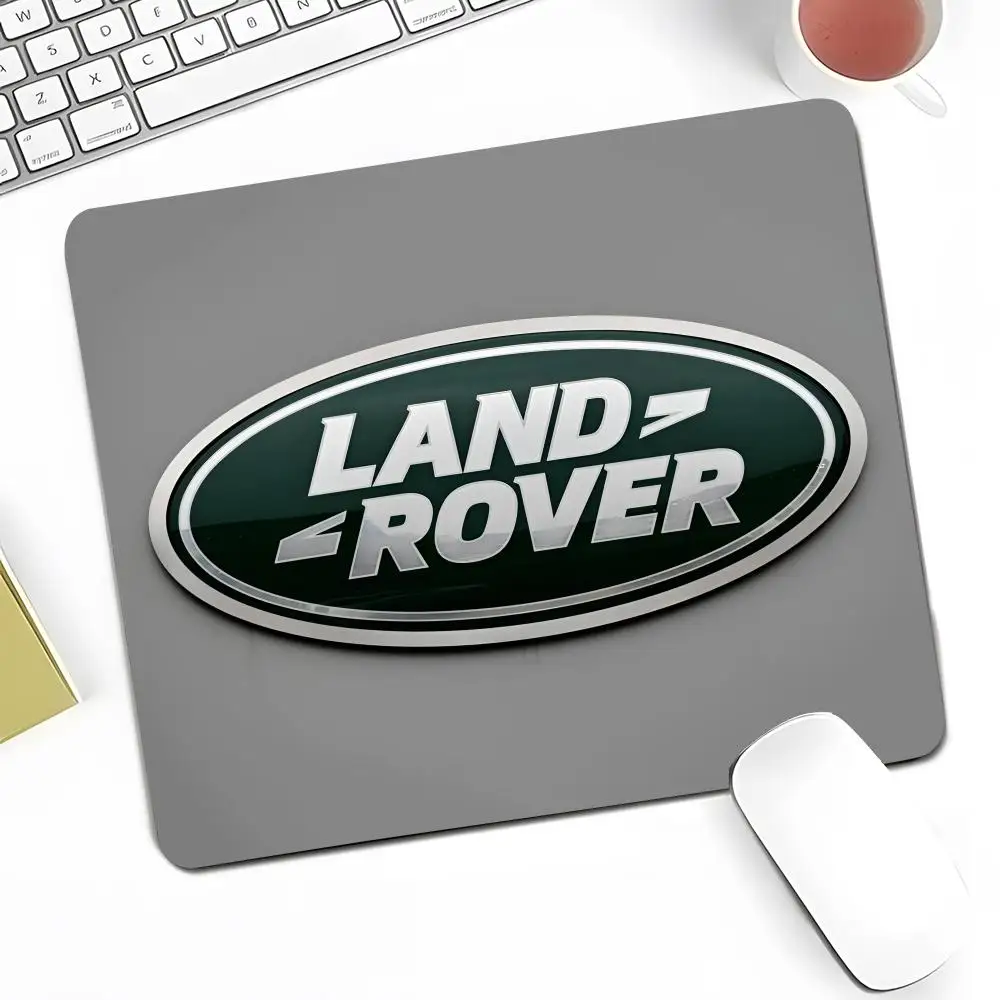 L-Land Rover logo Mouse Pad Anime Game Mouse Pad High Quality Small Desk Pad Rubber Laptop Desk Pad