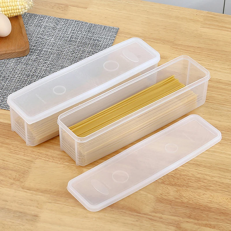 Crisper Box Plastic Food Box With Lid Refrigerator Crisp Seal Kitchen Fresh Fruit Fridge Organizer Household Goods