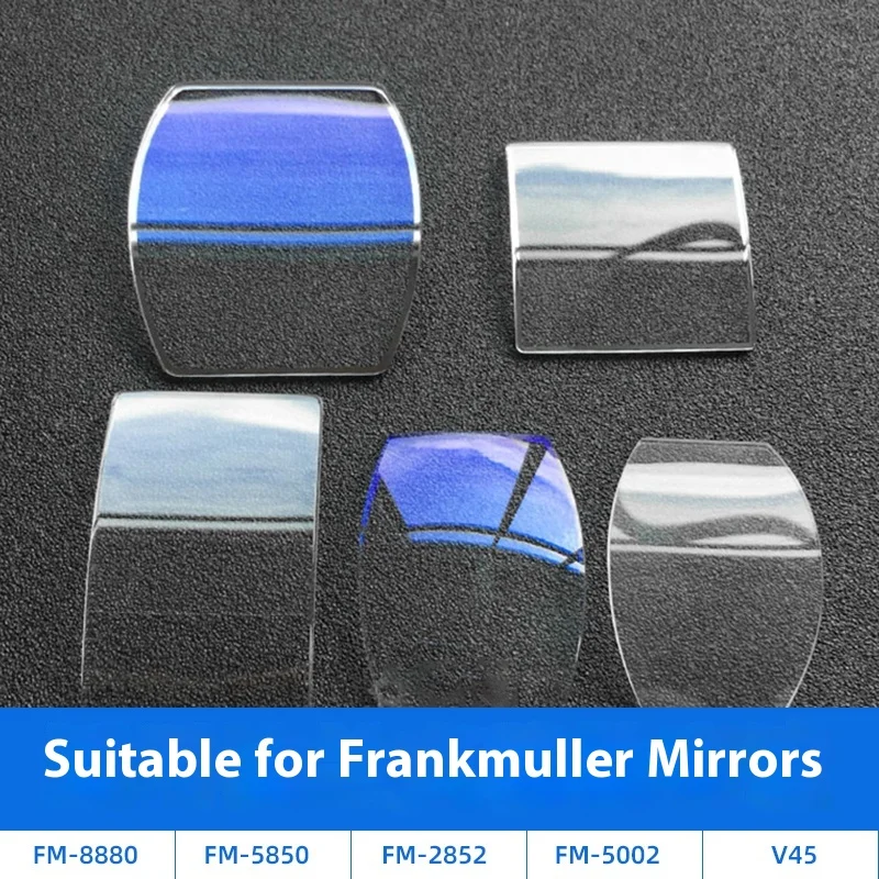 Mineral glass watch mask for Franck Muller square double bridge turtle back Famulan watch mirror mineral FM-2852 V45 FM-6000H