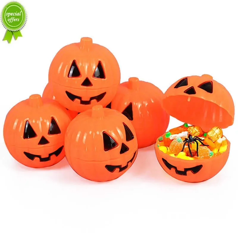

10Pcs Pumpkin Candy Box Mini Gift Snacks Containers For Halloween Party Decoration Supplies Trick Or Treat Kids Gift