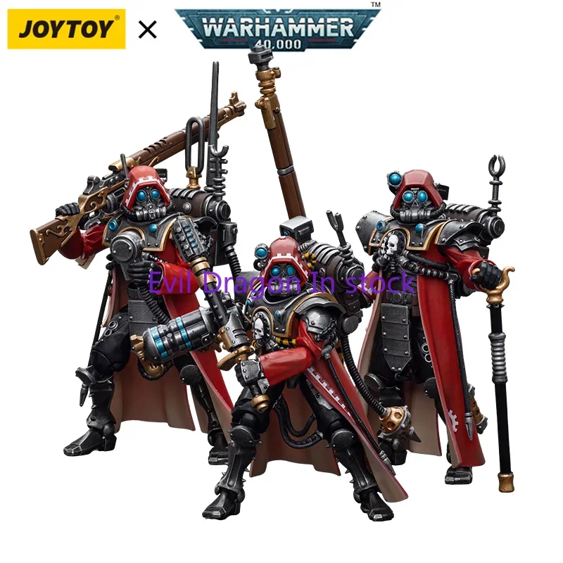 In Stock JOYTOY Warhammer 40k 1/18 Action Figures Anime 10.8cm Adeptus Mechanicus Skitarii Ranger Alpha Collection Model Toys