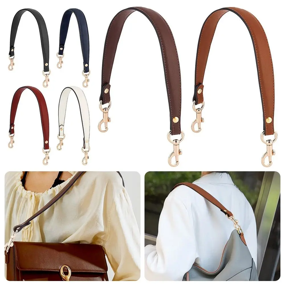 Fashion Accessory PU Leather Bag Shoulder Strap Short Detachable Bag Hand Strap Hand-Held Strap Women