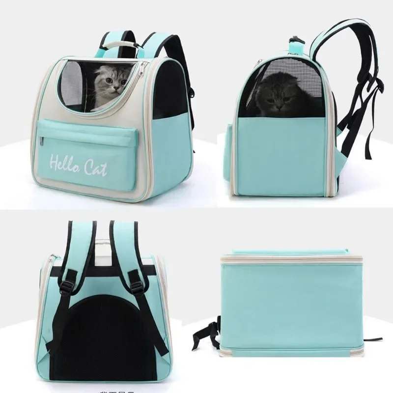 

Travel Cat Carrier Bags Windproof Outdoor Backpack for Cat Small Dogs Transport Carrying Bag Cat Backpack Carriers With Cushion