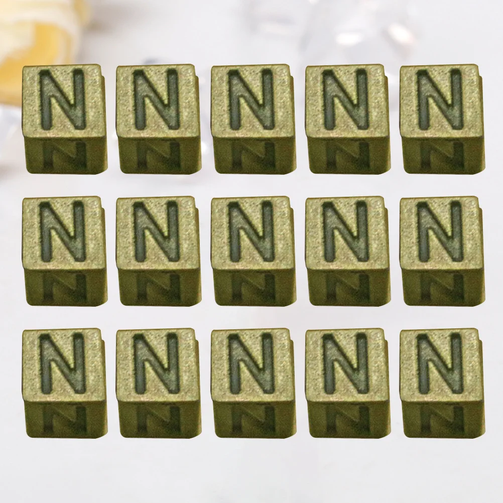 

100Pcs Alloy Letter Beads DIY Pendant Jewelry Accessories Necklace Bracelet Dangle Keychain Costume Decorative