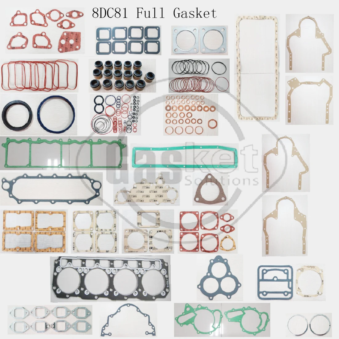 

8DC81 Engine Full gasket set kit for Mitsubishi Cylinder Head Gasket truck ME067068