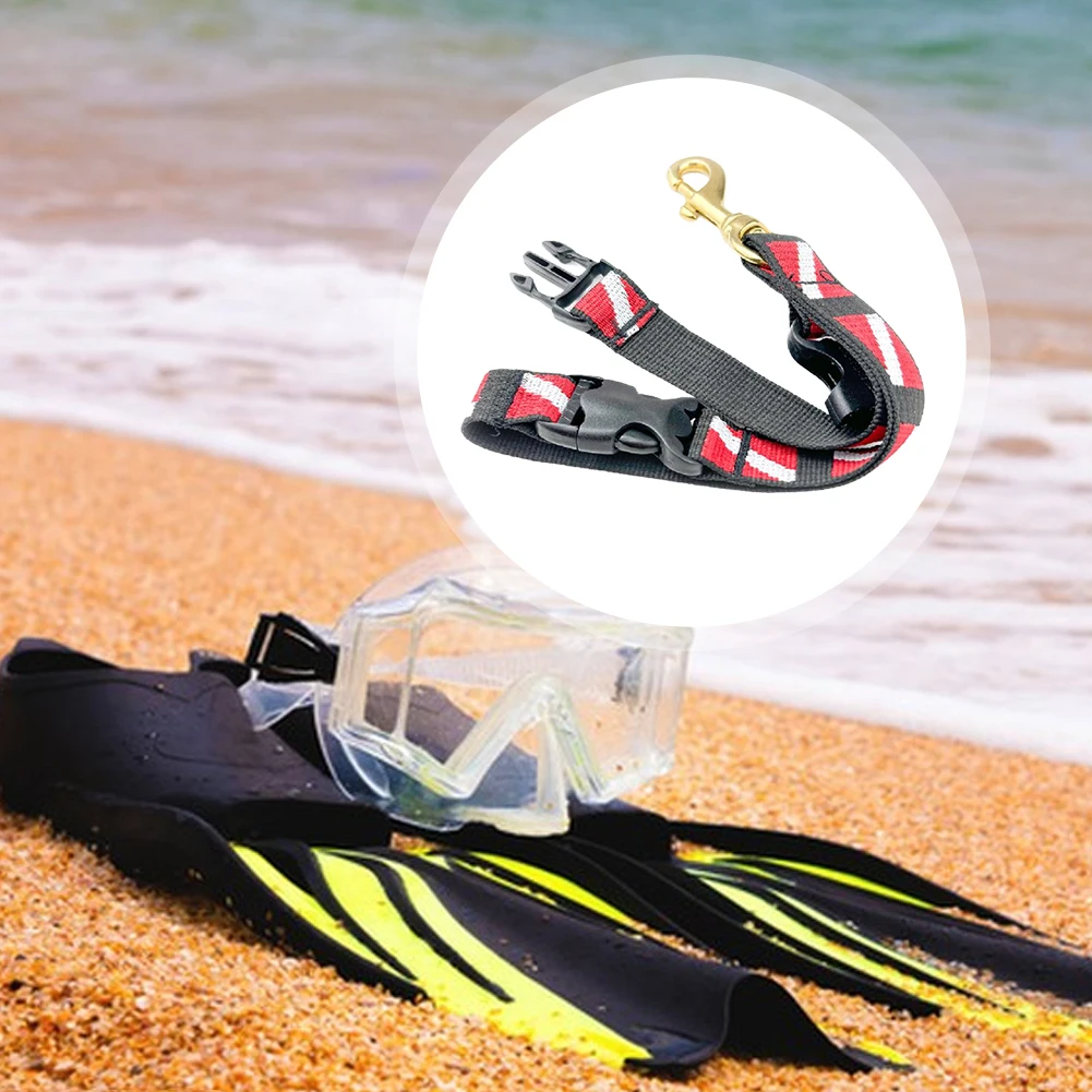 Scuba BC Fin and Mask Holder with Quick Release Buckle Diving Mask Fin Keeper Diving Flippers and Mask Keeper