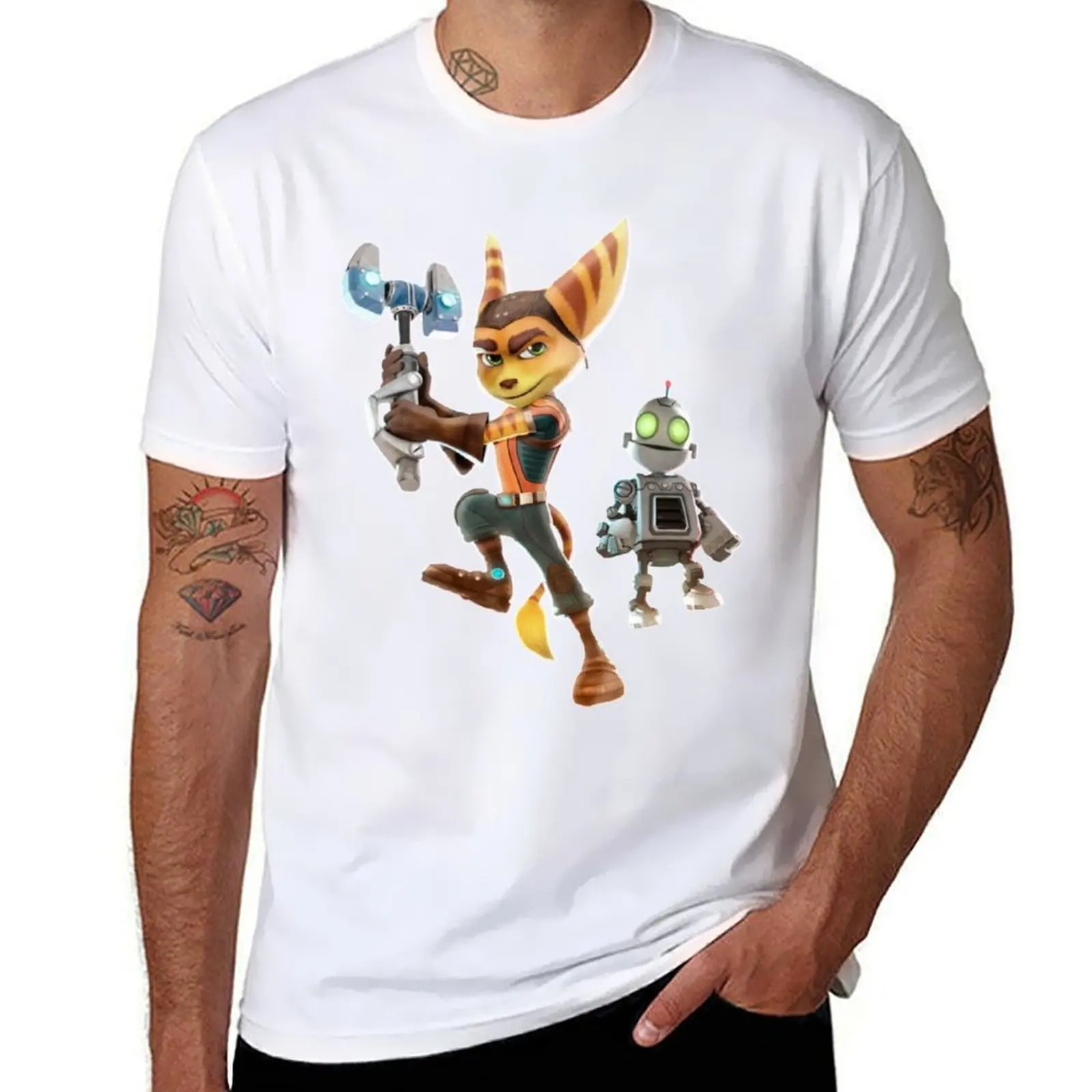 

Ratchet Clank & T-Shirt Sporty Casual Quick Dry T-Shirt