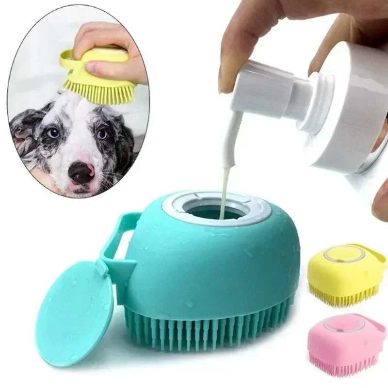 

Pet Brush Silicone Pet Accessories for Dogs Cats Pet Products pet shop tudo para caes расческа для собак pet grooming glove