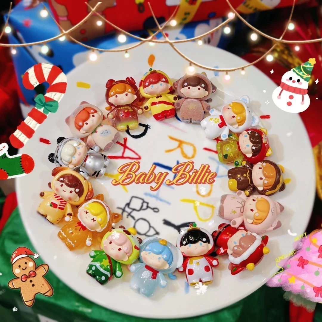 

Three Baobili warm winter gift cute grain series blind box fashionable trendy toy figures kawaii desktop ornaments surprise gift