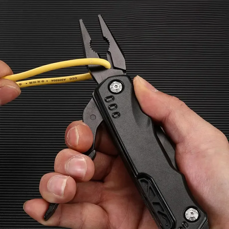 مفتاح ربط مطرقة قابل للطي متعدد الوظائف من الفولاذ المقاوم للصدأ في الهواء الطلق مطرقة الماعز أداة طوارئ تركيب النجارة للتخييم #3