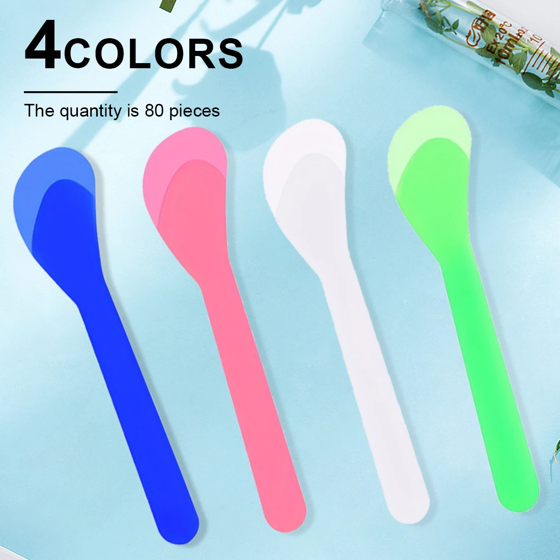 

80 Pcs Tattoo Spatula Spoon Tattoo Gel Stirring Spatula Mixing of Multiple Colors for Tattoo Cosmetology Tattoo Accessories