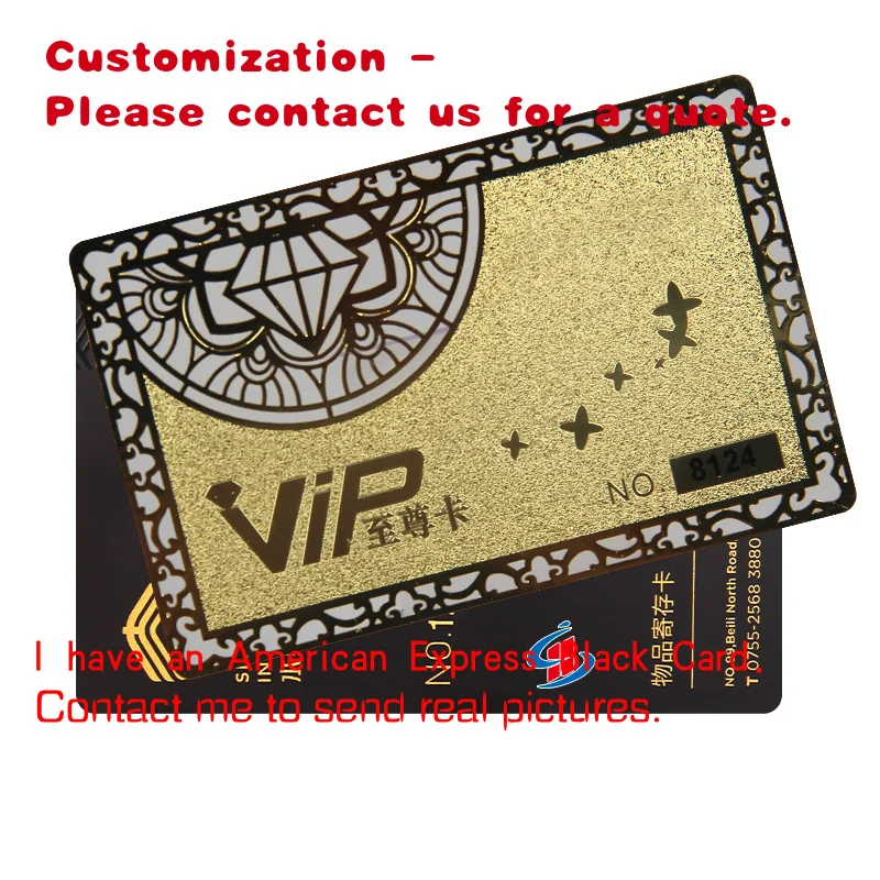 

custom.Factory Priced Black & Metal Business Cards NFC & RFID Compatible with Embedded QR Code Access Control