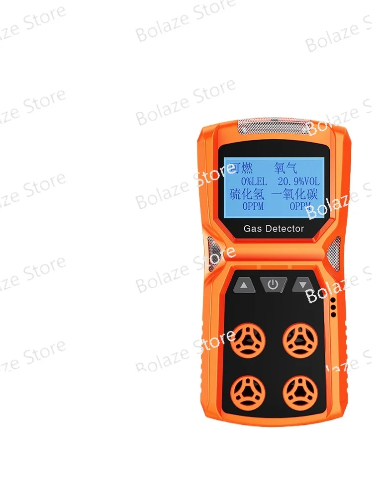 Four-in-one Gas Detector Toxic and Harmful Flammable Oxygen Carbon Monoxide Ammonia Concentration Alarm