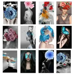 Fashion Beauty Gilr Stripes Iron-on Transfers For Clothing Iron On Patches Appliques Thermo Stickers On Clothes