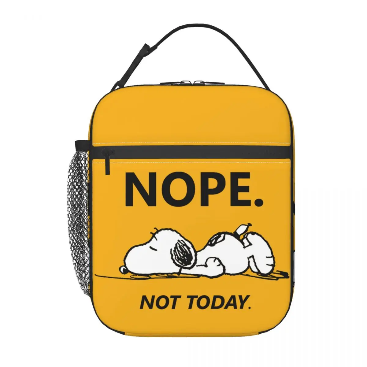 Custom Cute Cartoon Snoopy Insulated Lunch Bags for School Office Food Leakproof Thermal Cooler Lunch Box Women Children