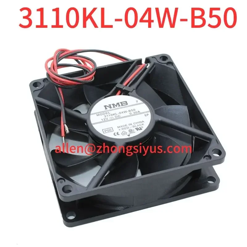 

Brand-new 3110KL-04W-B50 8025 12V 0.30A 8cm double ball cooling fan UPS