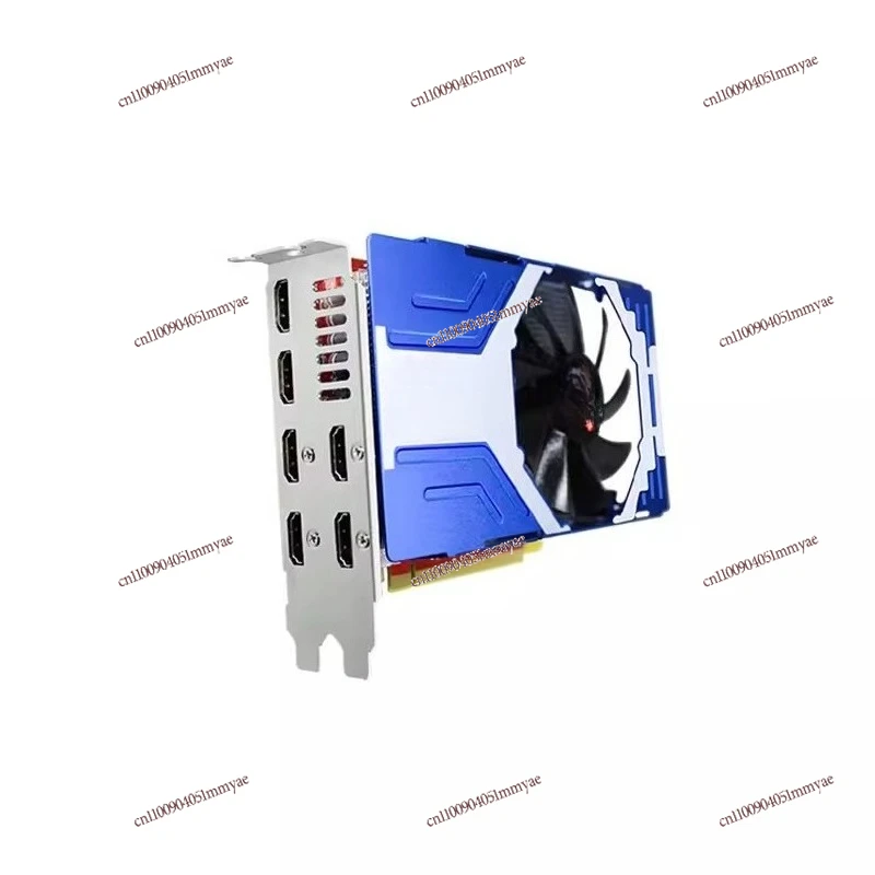RX580 8G 6hdmi multi-screen graphics card, one machine with six screens EDID lock screen version