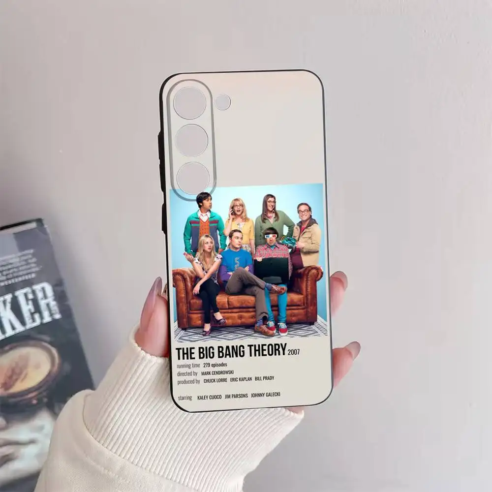 حافظة هاتف T-TBBT The Big Bang Theory لهاتف سامسونج جالاكسي A 91,80,73,72,71,53,52,51,22,5G غطاء أسود ناعم مقاوم للصدمات