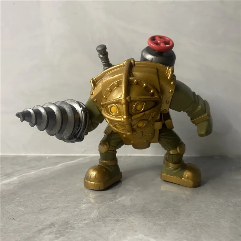 Figura de acción de 12 cm del personaje Big Daddy de Bioshock, muñeco de PVC para niños, modelo de juguete de Silence Boy.