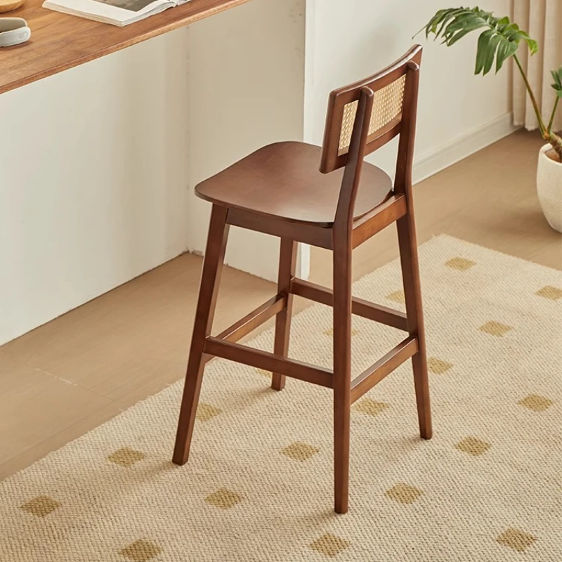 

Make Up Modern Bar Chairs Solid Wood Designer Fashion Backrest High Chairs Make Up Relaxing Restaurante Muebles Home Furniture