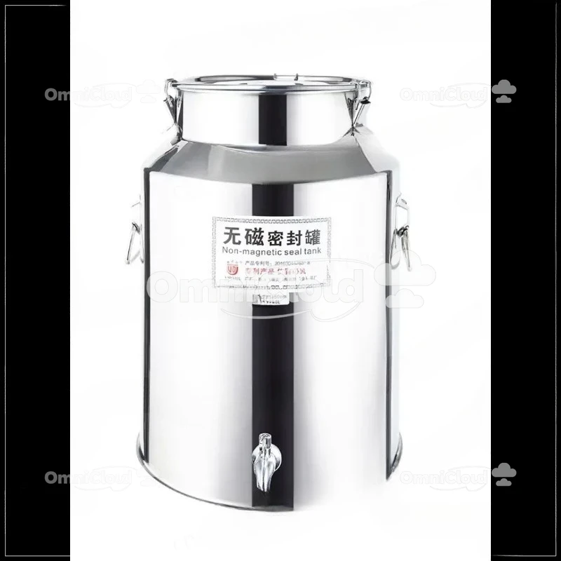 

With Wine Drum Transport Drum Stainless Steel 304 Faucet Sealed Tank Thickened Oil Drum