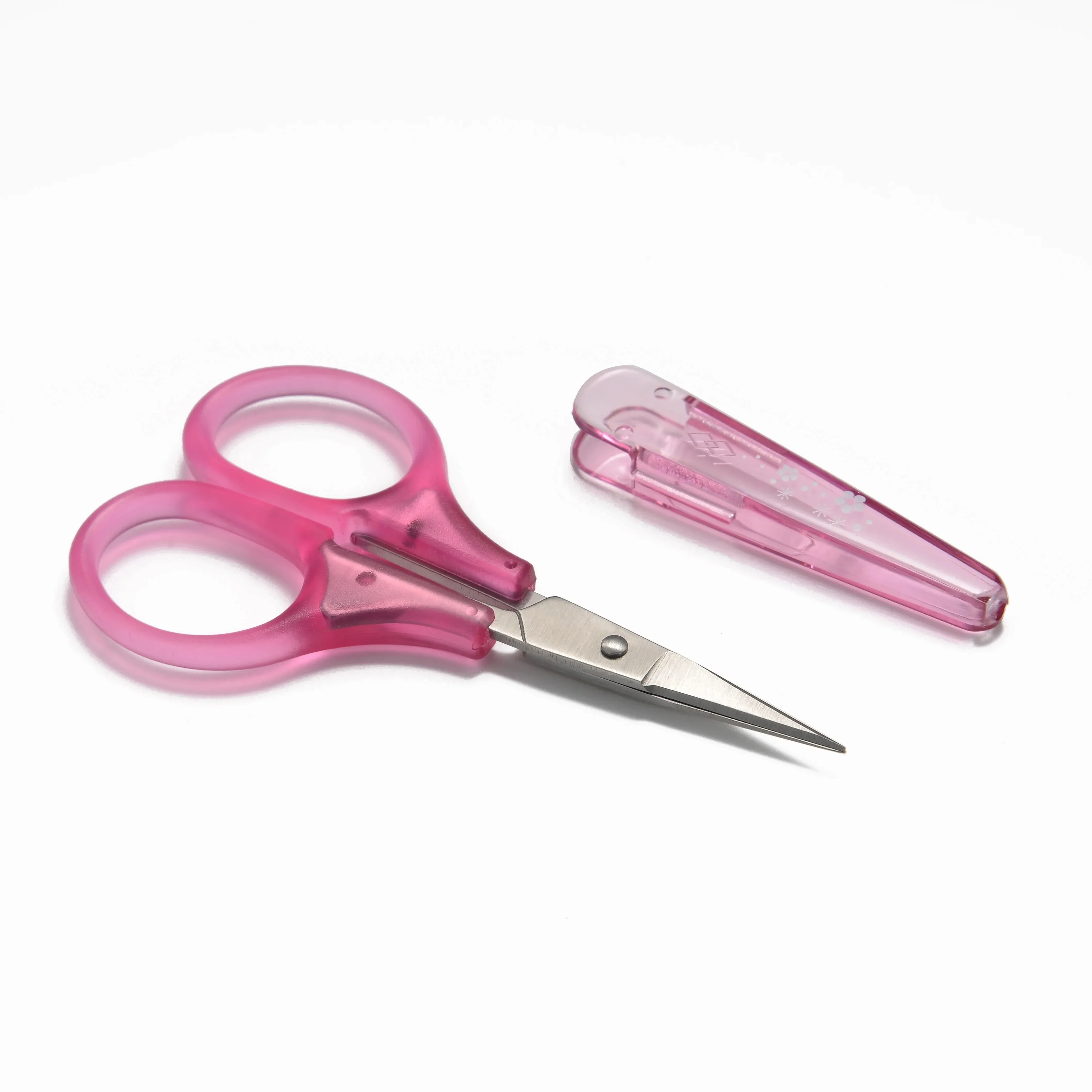 1 قطعة مقص حرفي مدمج دقيق شفرات حادة من الفولاذ المقاوم للصدأ مع غطاء واقي، معتمدة من Tsa لقرطاسية السفر