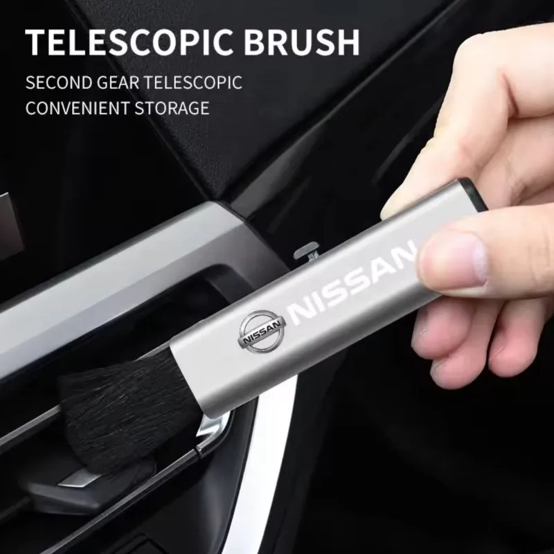 فرشاة تنظيف السيارة القابلة للسحب أدوات تنظيف وحدة التحكم المركزية لنيسان X-trail قاشقاي نوت جوك سنترا باترول نافارا ميكرا