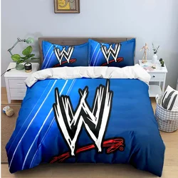 Fashion 3D Wrestling Sports W-Wwe Print Bedding Sets Bed Supplies Set Duvet Cover Bed Comforter Set Bedding Set Luxury Gift