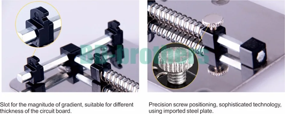 New arrived 12 x 8 cm Stainless Steel Clamp Fixture Holder for Mobile Phone Board Repair Wholesale 20pcs/lot