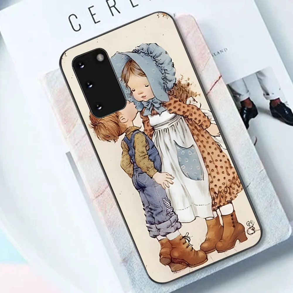 Sarah Kay Girls Cute Phone Case For Samsung S 9 10 20 21 22 23 30 23 24 Plus Lite Ultra FE S10lite Fundas