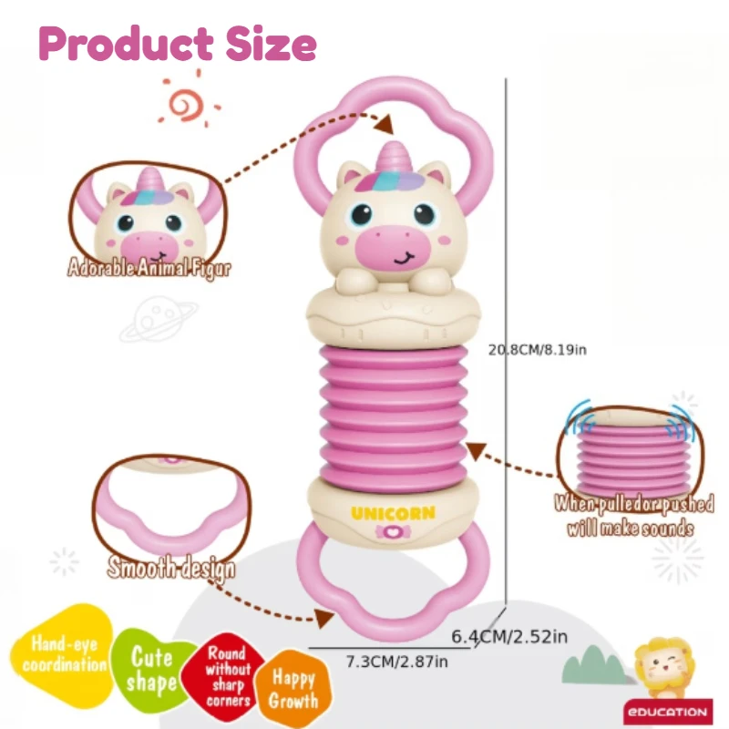 Fun cartoon handheld organ toy random color