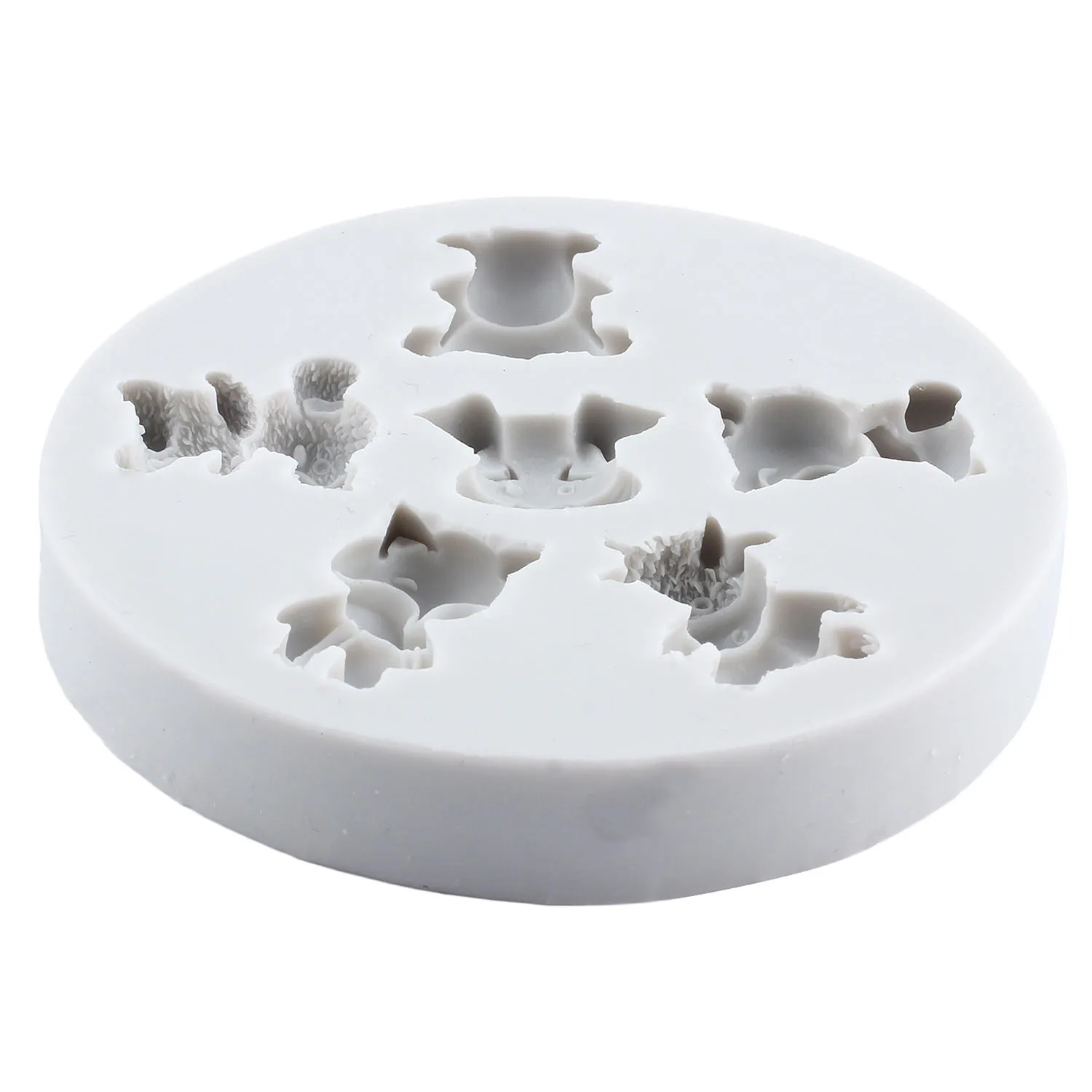 Formy silikonowe Zoo Animal Słoń Fondant Narzędzia do dekorowania ciast Topper na babeczki Czekolada Cukierki Rękodzieło Masa cukrowa Glinka polimerowa