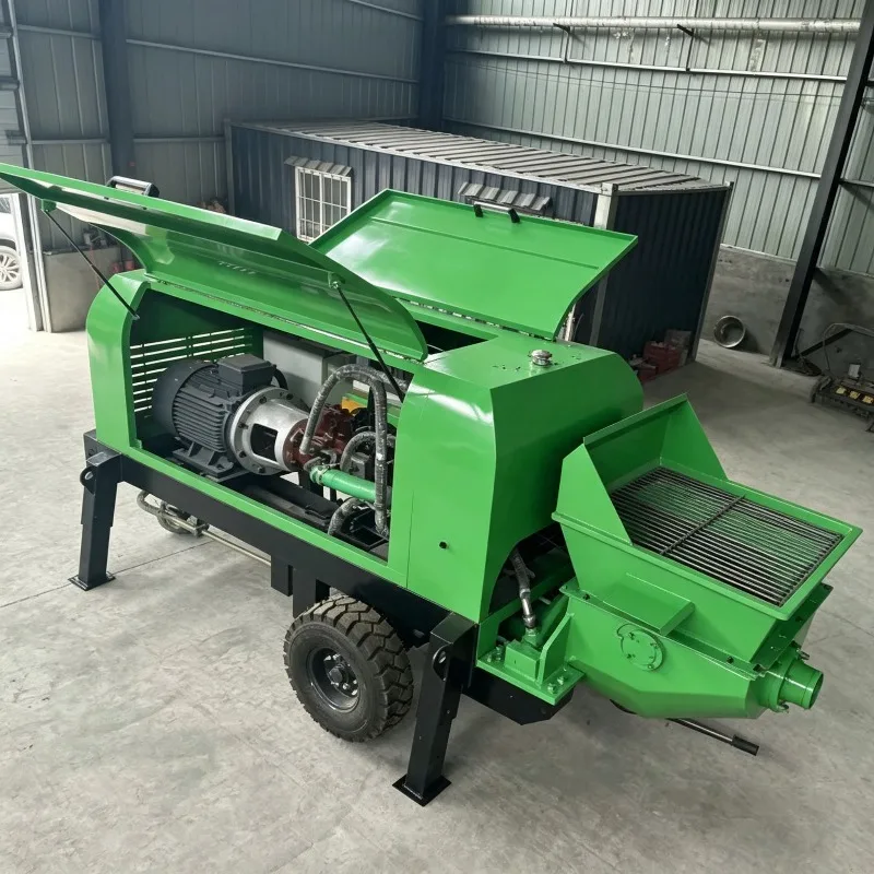 Small Electric Concrete Pump Diesel Concrete Pumping Machine For Home Foundation Repair Portable Pumping Solution Construction