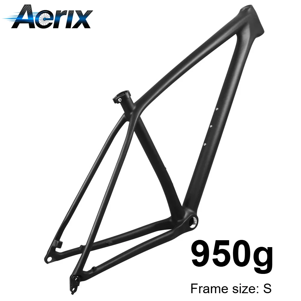 

XC Hardtail Frame 29er Carbon MTB Frame T1100 Boost 148x12mm Thru Axle BSA Bottom Bracket Disc Brake Max Tire 2.4" Lightweight