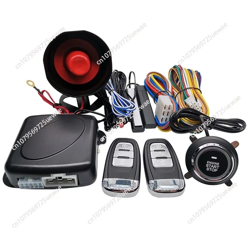 Universal 12V Car Keyless Entry Engine Start Alarm System Push Button Start/Stop Start switch