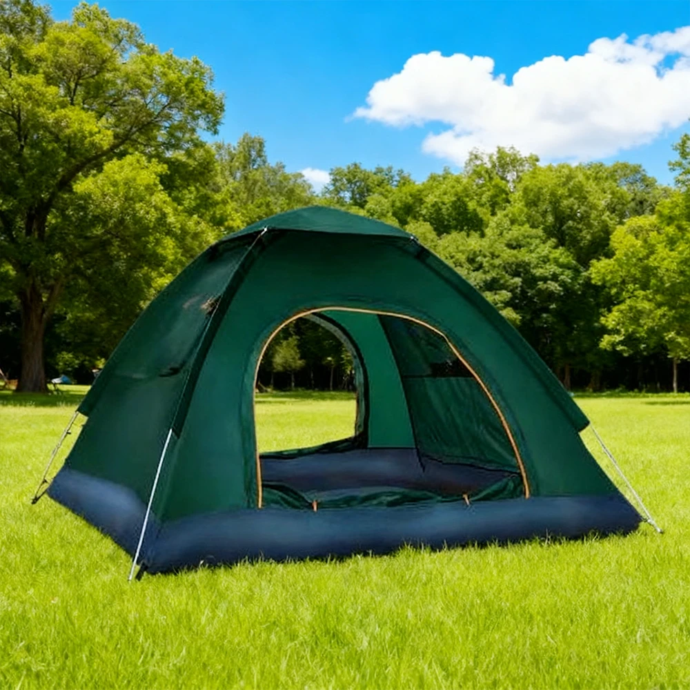 

STLF Outdoor Four-Season Camping Tent with Oxford Fabric Quick Open Hand Throwing Design Foldable & Waterproof