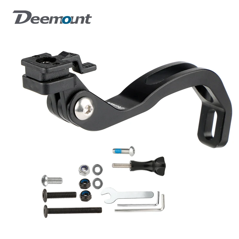 

Крепление для фары и экшн-камеры Deemount на переднюю вилку, совместимое с интерфейсом GoPro, для велосипедов Brompton, шоссейных и горных велосипедов