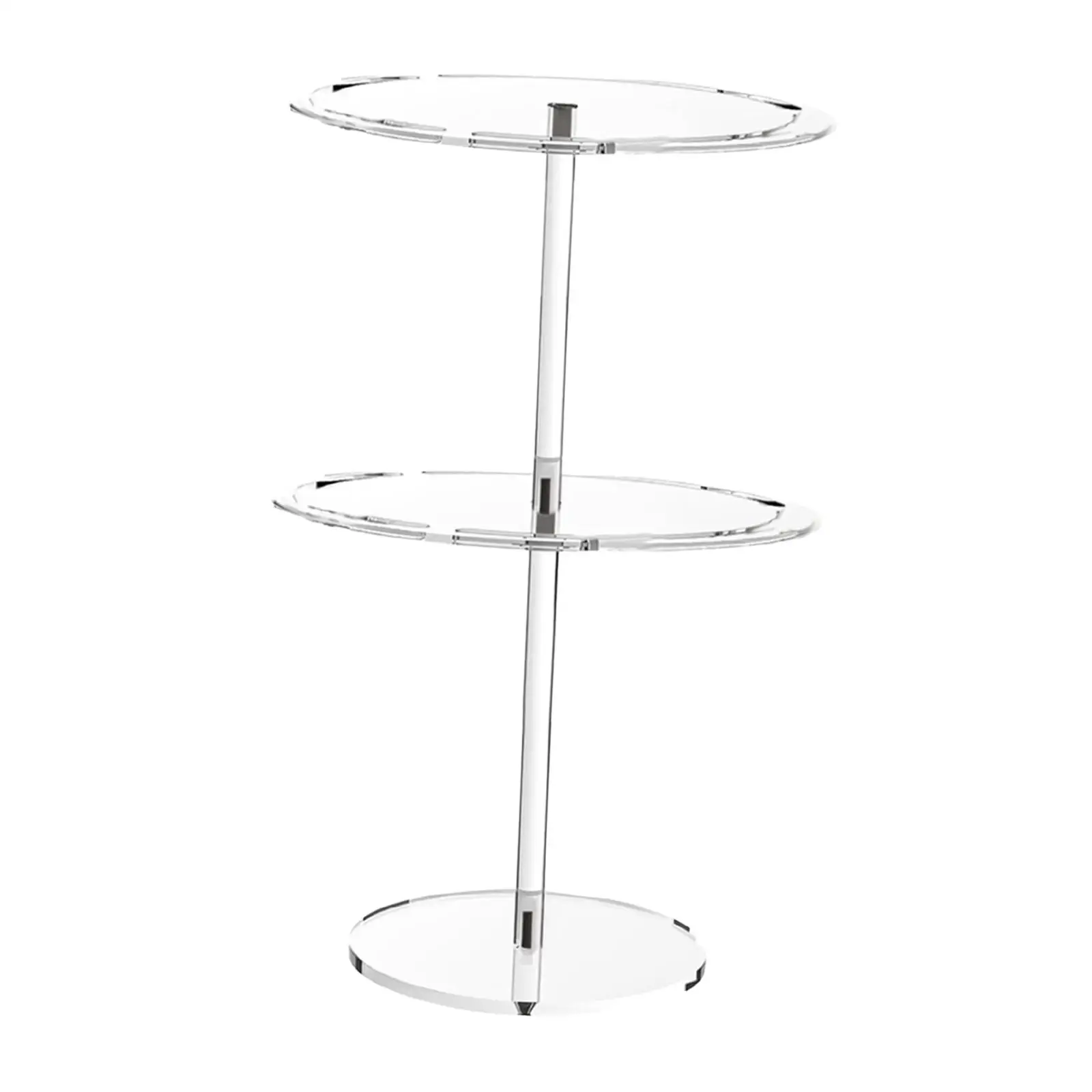 Glasses Display Stand Sunglasses Display Stand ,Double Layer Circular Acrylic Gift Transparent Sunglass Display Rack Shelf