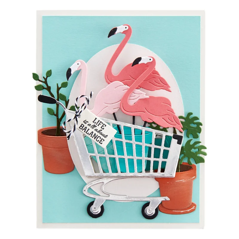 2022 KeepArt Shopping Cart Collection Metal Cutting Dies DIY Scrapbooking Photo Album Decorative Embossing PaperCard Crafts Die