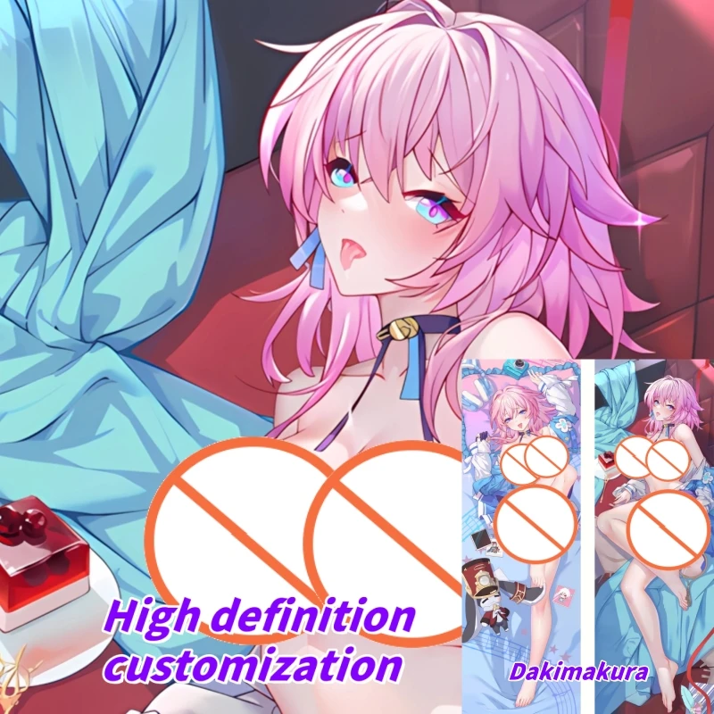 

Dakimakura Anime Pillow Case Honkai: Star Rail March 7th Double-sided Print Of Life-size Body Pillowcase Gifts
