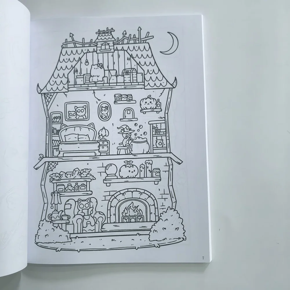 Halloween Creepy Cutie Art Coloring Book - Stress Relief Drawing Book (Perfect Gift for Party/Birthday)