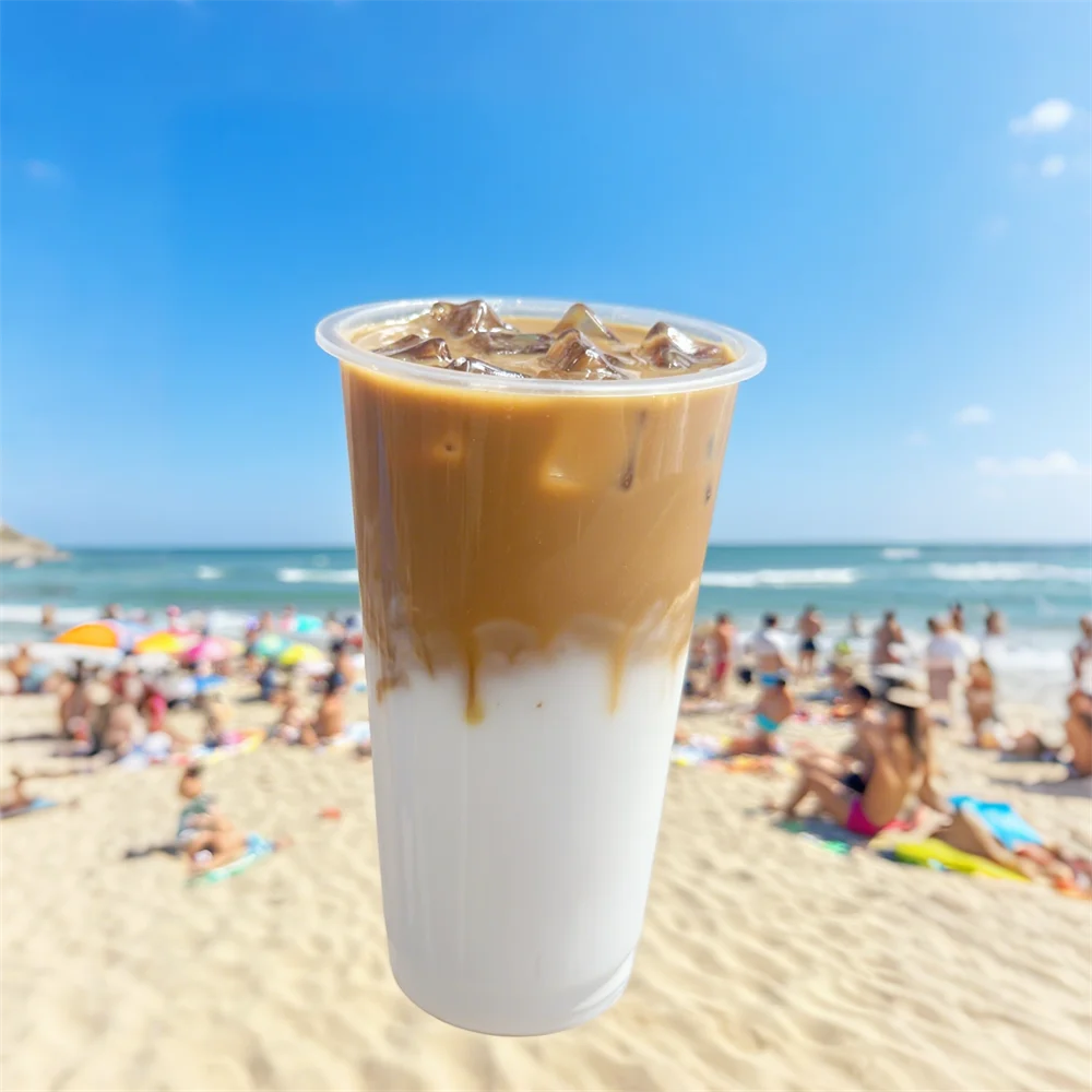 Cool Summer 500ml Exquisite Beverage Model Store Displays Cup Ice Cubes Fruit Pulp Lifelike Bubble Tea Windows Dessert Shop